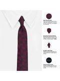 Peluche Alluring Abstract Microfiber Necktie For Men