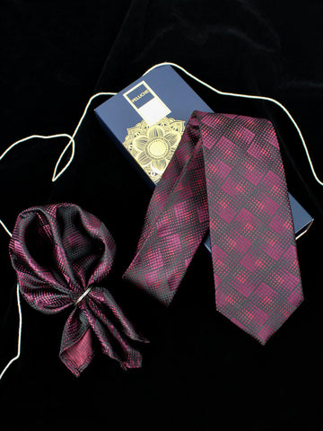 Neck Tie and Pocket Square Set for Men