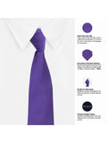 Peluche Classic Checkered Microfiber Necktie For Men