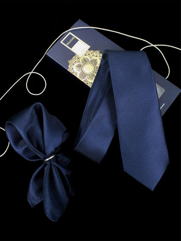 Neck Tie and Pocket Square Set for Men