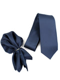 Neck Tie and Pocket Square Set for Men