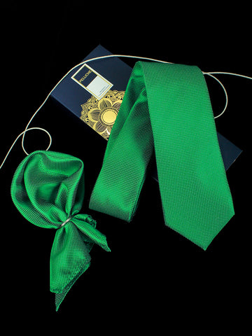 Neck Tie and Pocket Square Set for Men