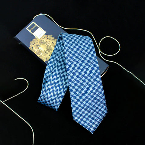 Peluche The Checkersome Microfiber Necktie For Men