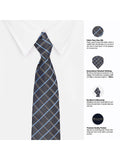 Peluche Grey Plush Microfiber Necktie For Men