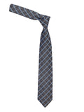 Peluche Grey Plush Microfiber Necktie For Men