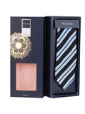 Peluche Blue Vault Microfiber Necktie For Men