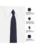 Peluche Eloquent Stripes Microfiber Necktie For Men