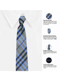 Neck Tie and Pocket Square Set for Men