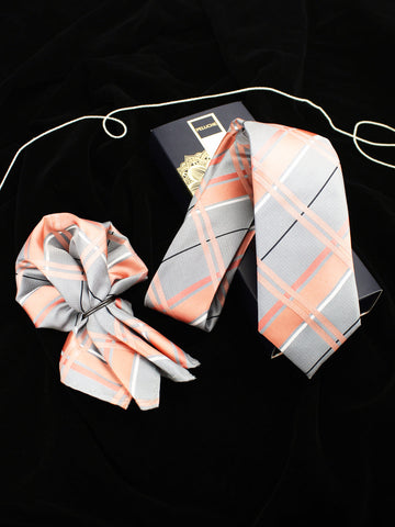 Neck Tie and Pocket Square Set for Men