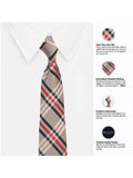 Peluche The Gentleman Beige Colored Microfiber Necktie For Men