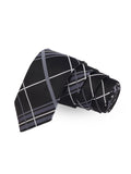 Peluche Refined Check Microfiber Necktie For Men