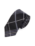 Peluche Refined Check Microfiber Necktie For Men