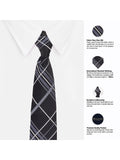 Peluche Refined Check Microfiber Necktie For Men