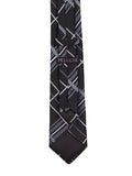 Peluche Refined Check Microfiber Necktie For Men