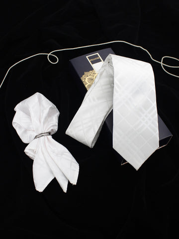 Neck Tie and Pocket Square Set for Men
