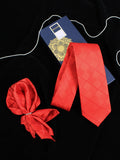 Neck Tie and Pocket Square Set for Men