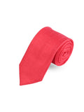 Peluche Striking Pink Microfiber Necktie For Men