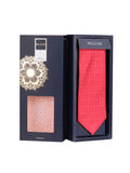 Peluche Striking Pink Microfiber Necktie For Men