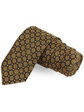 Peluche The Brown Flower Microfiber Necktie For Men