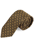 Peluche The Brown Flower Microfiber Necktie For Men
