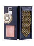 Peluche The Brown Flower Microfiber Necktie For Men