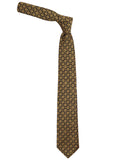 Peluche The Brown Flower Microfiber Necktie For Men