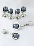 Peluche Stone Saga Cufflinks and Shirt Studs Set