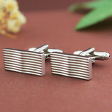 Peluche Curves to Kill - Silver Cufflinks Brass, Metal
