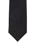 Peluche The Black Spike Black Color Microfiber Necktie For Men