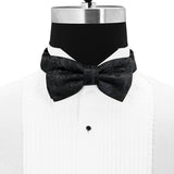 Peluche Classic Dapper Black Cummerband & Bowtie Set