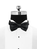 Peluche Classic Dapper Black Cummerband & Bowtie Set