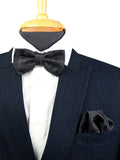 Peluche Classic Dapper Black Cummerband & Bowtie Set