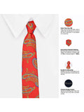 Neck Tie and Pocket Square Set for Men