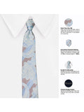 Neck Tie and Pocket Square Set for Men