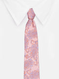 Peluche The Splendid Pink Microfiber Necktie For Men