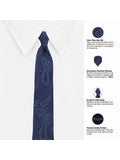 Peluche The Cerulean Blue Microfiber Necktie For Men