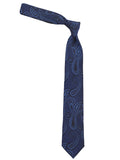 Peluche The Cerulean Blue Microfiber Necktie For Men