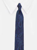 Peluche The Cerulean Blue Microfiber Necktie For Men