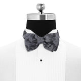 Peluche Elegante Ensemble Black Cummerband & Bowtie Set