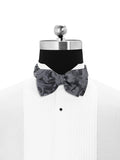 Peluche Elegante Ensemble Black Cummerband & Bowtie Set