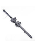 Peluche Elegante Ensemble Black Cummerband & Bowtie Set