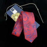 Peluche The Crimson Styled Microfiber Necktie For Men
