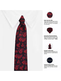 Peluche The Red Allure Microfiber Necktie For Men