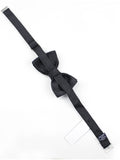 Peluche Regal Attire Black Cummerband & Bowtie Set