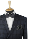 Peluche Regal Attire Black Cummerband & Bowtie Set