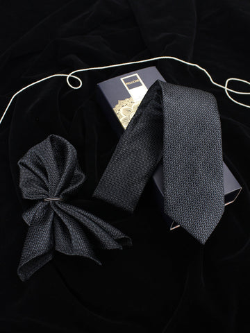Neck Tie and Pocket Square Set for Men