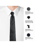 Neck Tie and Pocket Square Set for Men
