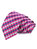 Peluche The Robust Check Microfiber Necktie For Men