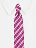 Peluche The Robust Check Microfiber Necktie For Men