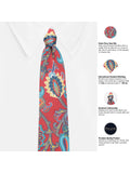 Peluche The Bewildering Flower Red Necktie for Men